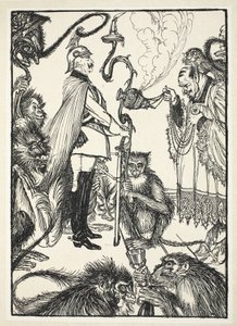 エドマンドJ.サリバンのパブ、カイザーのガーランドからのイラスト。 1916 作： Edmund Joseph Sullivan